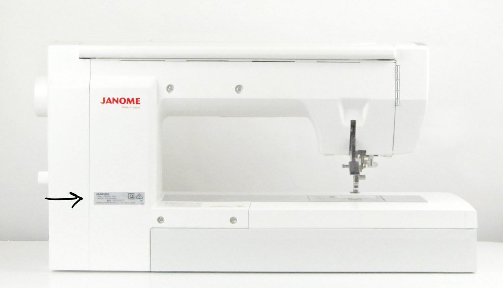Janome Sewing Machine Serial Number