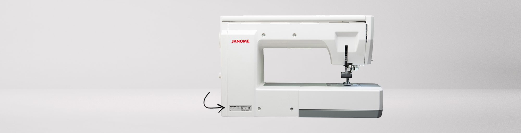 janome sewing machine serial number